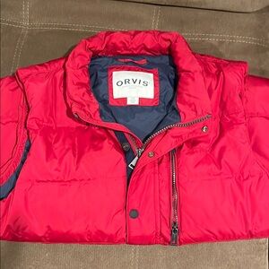 Orvis Red Puffer Vest